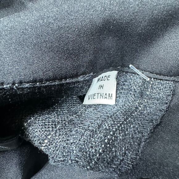 A.L.C. NWOT Diego Belted High Waisted Pinstripe Tapered Pant Gray Size 6 Pleated - Picture 4 of 10